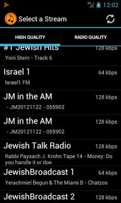 JStream - Jewish Music android App screenshot 1